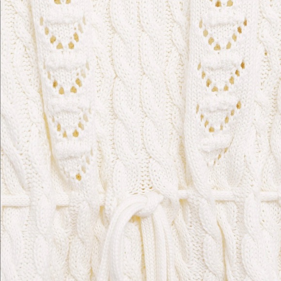 Open-work cable knit sweater - Picture 3 of 9